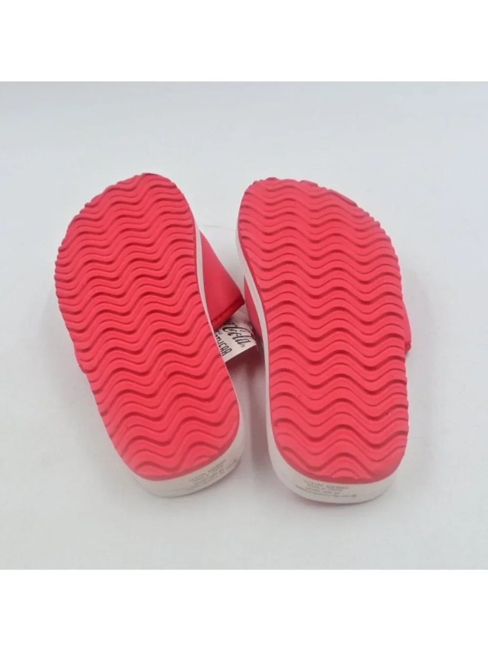 Coca Cola Flip Flops Sandals Red Beach Footwear New With Tags Vintage 1994